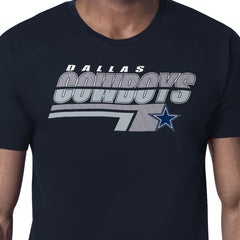 Dallas Cowboys Starter Logo Push Graphic T-Shirt - Navy T-shirts