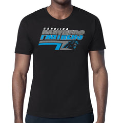 Carolina Panthers Starter Logo Push Graphic T-Shirt - Black T-shirts
