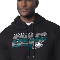 Philadelphia Eagles Starter Logo Push Graphic Hoodie - Black Hoodies