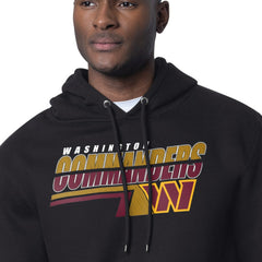 Washington Commanders Starter Logo Push Graphic Hoodie - Black Hoodies