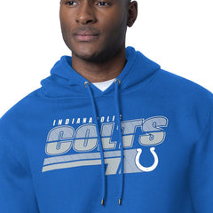 Indianapolis Colts Starter Logo Push Graphic Hoodie - Royal Hoodies