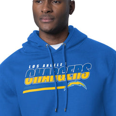 Los Angeles Chargers Starter Logo Push Graphic Hoodie - Royal Hoodies