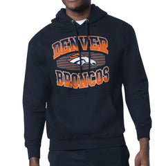 Denver Broncos Starter Team Grit Graphic Hoodie - Navy Hoodies