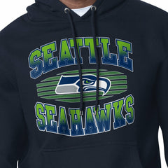 Seattle Seahawks Starter Team Grit Graphic Hoodie - College Navy Hoodies