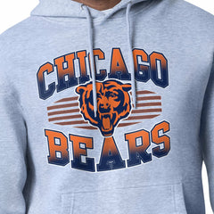 Chicago Bears Starter Team Grit Graphic Hoodie - Heather Gray Hoodies