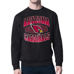 Arizona Cardinals Starter Team Grit Graphic Fleece Pullover Sweatshirt - Black Pullover