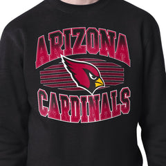 Arizona Cardinals Starter Team Grit Graphic Fleece Pullover Sweatshirt - Black Pullover