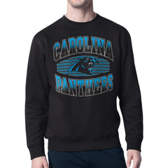 Carolina Panthers Starter Team Grit Graphic Fleece Pullover Sweatshirt - Black Pullover