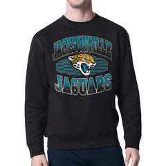 Jacksonville Jaguars Starter Team Grit Graphic Fleece Pullover Sweatshirt - Black Pullover