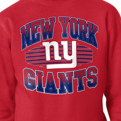 New York Giants Starter Team Grit Graphic Fleece Pullover Sweatshirt - Red Pullover