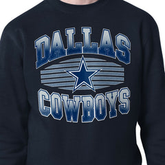 Dallas Cowboys Starter Team Grit Graphic Fleece Pullover Sweatshirt - Navy Pullover