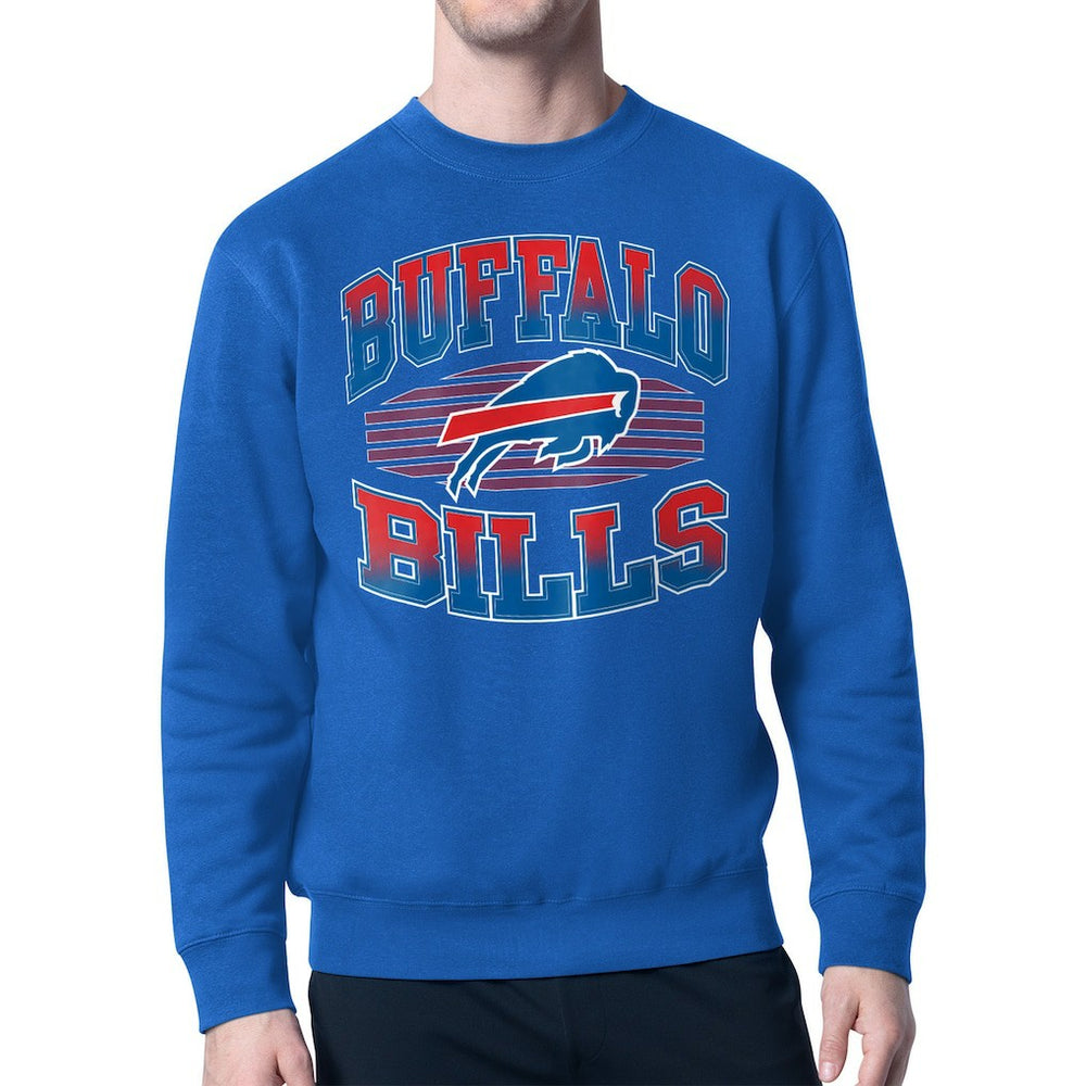 Buffalo Bills Starter Team Grit Graphic Fleece Pullover Sweatshirt - Royal Pullover