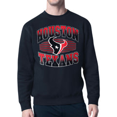 Houston Texans Starter Team Grit Graphic Fleece Pullover Sweatshirt - Navy Pullover