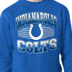 Indianapolis Colts Starter Team Grit Graphic Fleece Pullover Sweatshirt - Royal Pullover