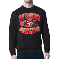 San Francisco 49ers Starter Team Grit Graphic Fleece Pullover Sweatshirt - Black Pullover