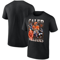 Caleb Williams Chicago Bears Notorious Graphic T-Shirt - Black T-shirts