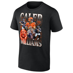 Caleb Williams Chicago Bears Notorious Graphic T-Shirt - Black T-shirts
