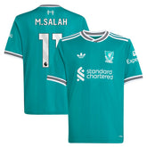 Mohamed Salah Liverpool Youth 2025/26 Third Replica Player Jersey Green - Adidas on sale