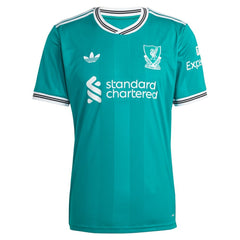 Virgil van Dijk Liverpool 2025/26 Third Replica Player Jersey Green - Adidas sale