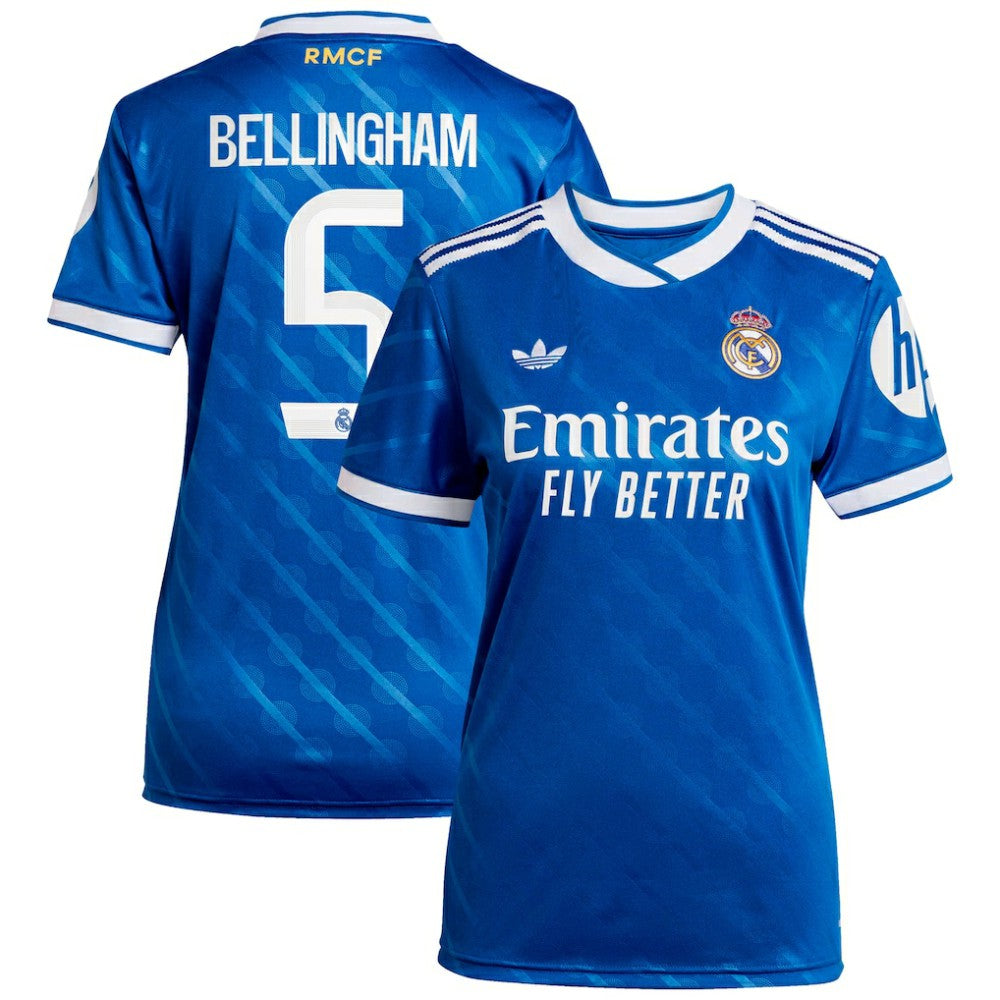 Jude Bellingham Real Madrid Women's 2025/26 Third Replica Player Jersey Blue - Adidas discount