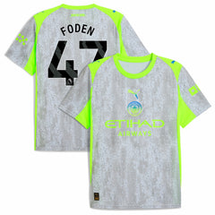 Manchester City 2025/26 Third Replica Jersey Green/Neon Green - Puma for sale