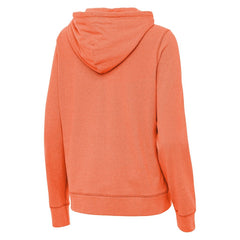 Cincinnati Bengals Antigua Women's Streak Justice Pullover Hoodie - Heather Orange Hoodies
