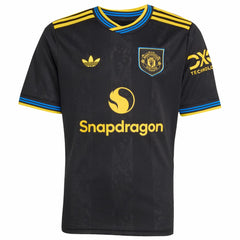 Bruno Fernandes Manchester United Youth 2025/26 Third Replica Player Jersey Black - Adidas outlet