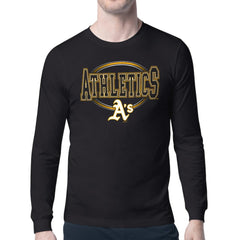 Athletics Starter Team Track Graphic Long Sleeve T-Shirt - Black T-shirts