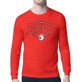 Cincinnati Reds Starter Team Track Graphic Long Sleeve T-Shirt - Red T-shirts