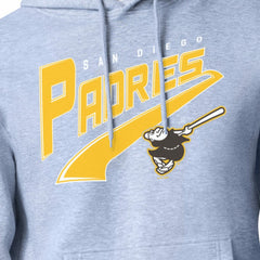 San Diego Padres Starter Modern Tailsweep Fleece Tri-Blend Pullover Hoodie - Heather Gray Hoodies