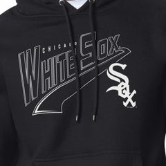 Chicago White Sox Starter Modern Tailsweep Fleece Tri-Blend Pullover Hoodie - Black Hoodies