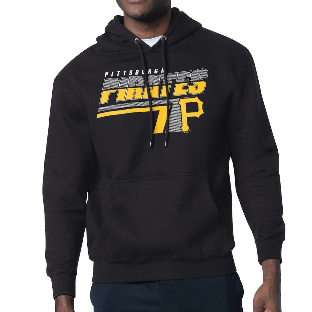 Pittsburgh Pirates Starter Logo Push Graphic Hoodie - Black Hoodies
