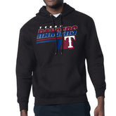 Texas Rangers Starter Logo Push Graphic Hoodie - Black Hoodies