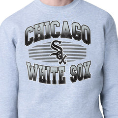 Chicago White Sox Starter Team Grit Graphic Fleece Pullover Sweatshirt - Heather Gray Pullover