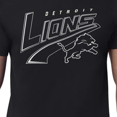 Detroit Lions Starter Modern Tailsweep Graphic T-Shirt - Black T-shirts