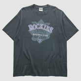 Colorado Rockies 2000s T-Shirt - Charcoal - Vintage T-shirts
