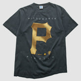 Pittsburgh Pirates Starter 90s T-Shirt - Black - Vintage T-shirts