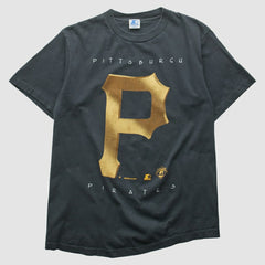 Pittsburgh Pirates Starter 90s T-Shirt - Black - Vintage T-shirts
