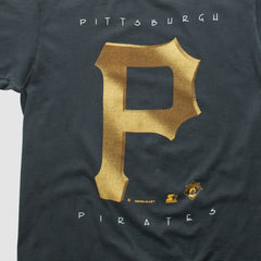 Pittsburgh Pirates Starter 90s T-Shirt - Black - Vintage T-shirts