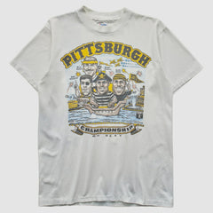 Pittsburgh Pirates Hanes 90s T-Shirt - White - Vintage T-shirts