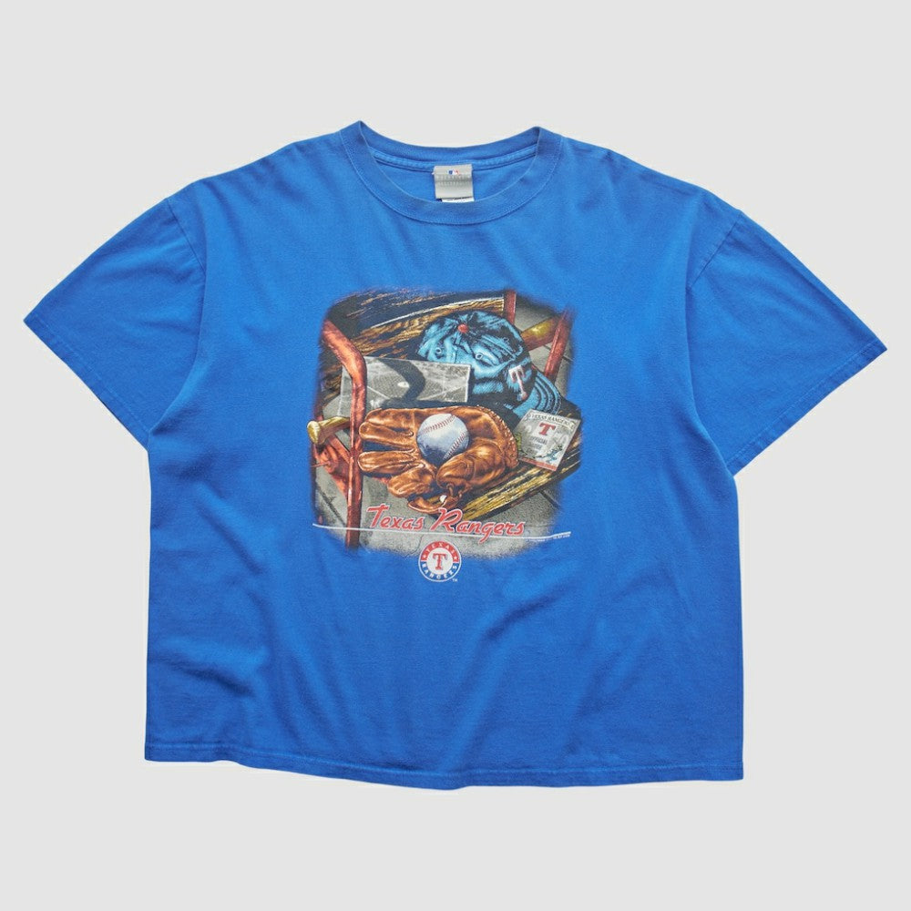 Texas Rangers 2008 T-Shirt - Blue - Vintage T-shirts