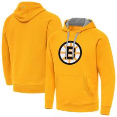 Boston Bruins Antigua Victory Pullover Hoodie - Gold | US 203361775