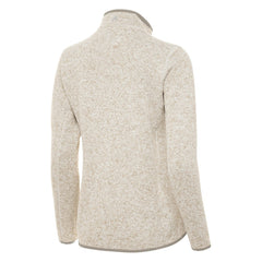 Boston Bruins Antigua Women's Fortune Half-Zip Pullover - Oatmeal | US 203361806