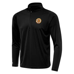 Boston Bruins Antigua Tribute Lightweight Quarter-Zip Pullover - Black | US 203361830