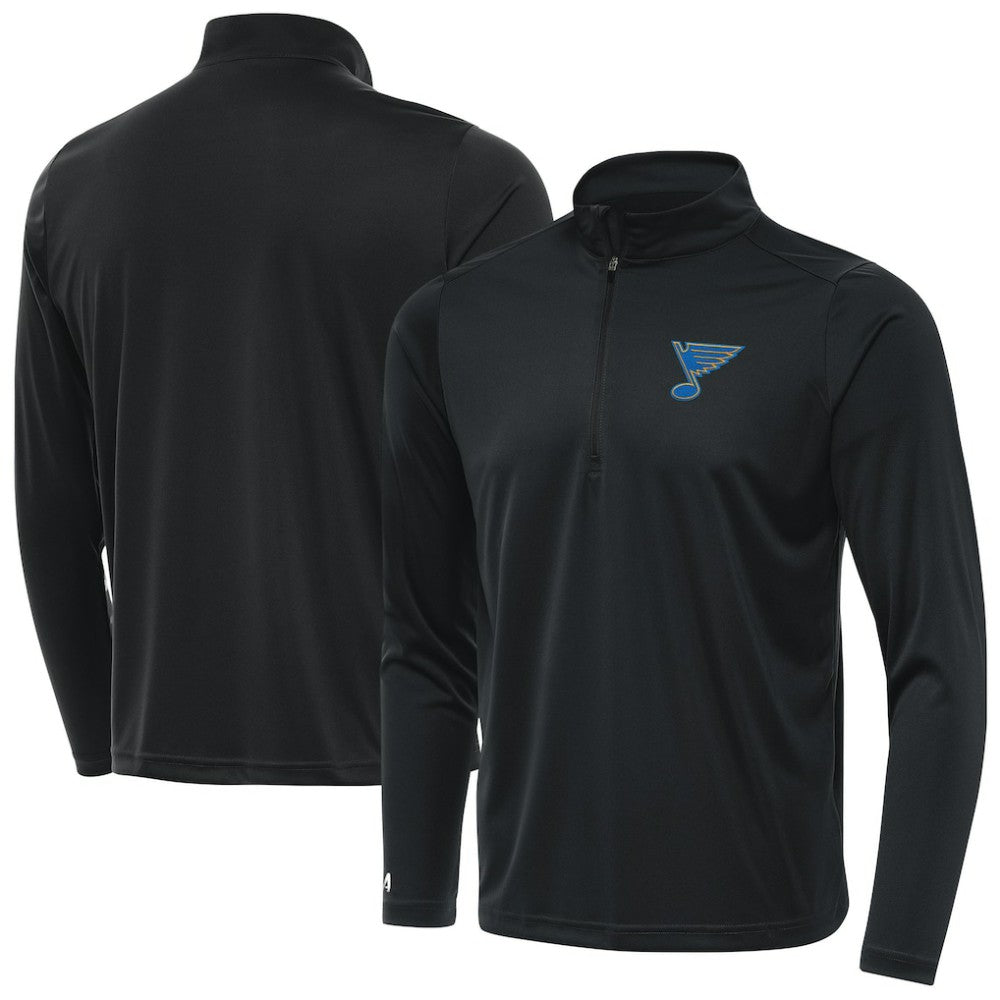 St. Louis Blues Antigua Tribute Lightweight Quarter-Zip Pullover - Gray | US 203361833