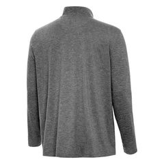 Boston Bruins Antigua Hunk Lightweight Quarter-Zip Pullover - Heather Black | US 203361877