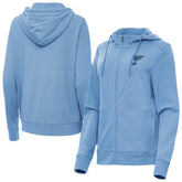 St. Louis Blues Antigua Women's Seeker Full-Zip Hoodie - Heather Blue | US 203361938
