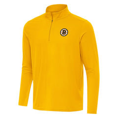 Boston Bruins Antigua Intent Quarter-Zip Top - Gold | US 203362079