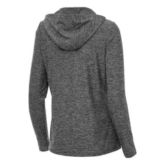 Boston Bruins Antigua Women's Daybreak Quarter-Zip Hoodie - Heather Black | US 203362119