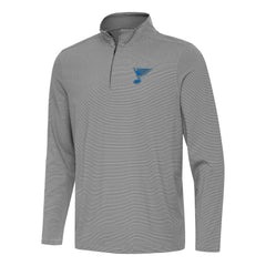 St. Louis Blues Antigua Twine Quarter-Zip Pullover - Black | US 203362160